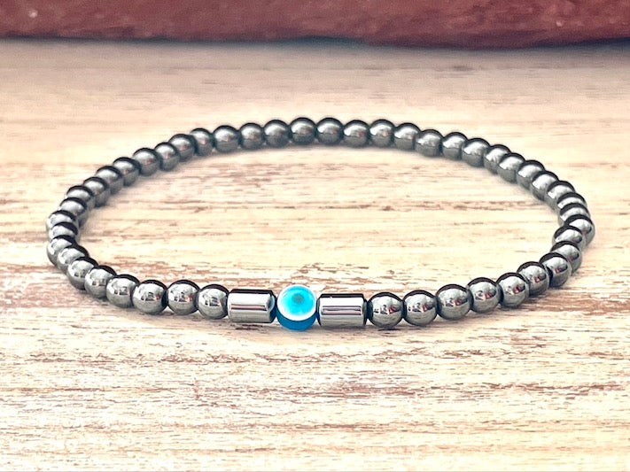 Bracelet confiance en soi en hématite