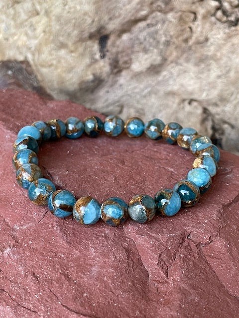 Natura-Zen - Bracelet en aventurine et oeil de tigre