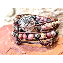 Bracelet d'équilibre en rhodochrosite