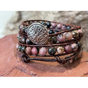 Bracelet d'équilibre en rhodochrosite
