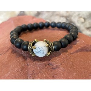 Bracelet distance en howlite