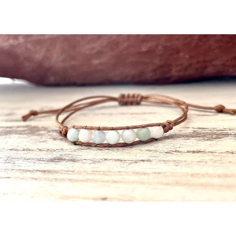 Natura-Zen - Bracelet équilibre en amazonite