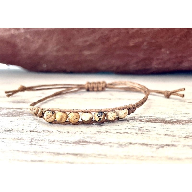Natura-Zen - Bracelet équilibre en jaspe paysage
