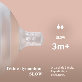 Tétine biberon mammafeel slow 3m+