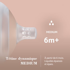 Tétine biberon mammafeel medium 6m+