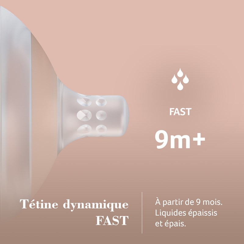 Tétine biberon mammafeel fast 9m+