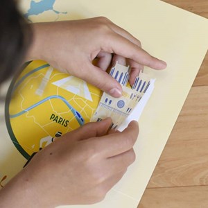 Poppik poster stickers la france - dès 6