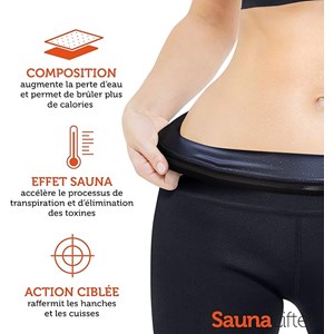 Legging nouvelle technologie  noir s-m