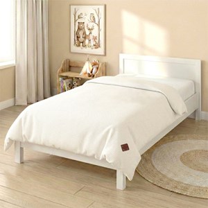Housse couette nid d'abeille gaze coton