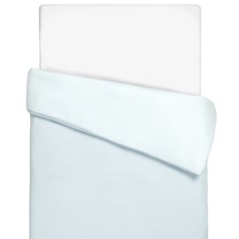 Housse couette nid d'abeille gaze coton