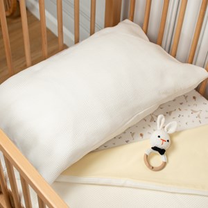 Taie d'oreiller coton nid d'abeille