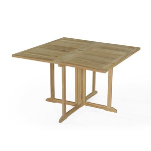 Table pliante carrée en teck goa