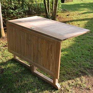 Table pliante carrée en teck goa
