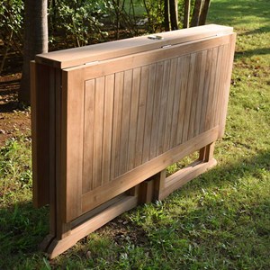Table pliante carrée en teck goa