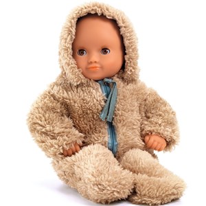 Combinaison pilote pour poupon hiver