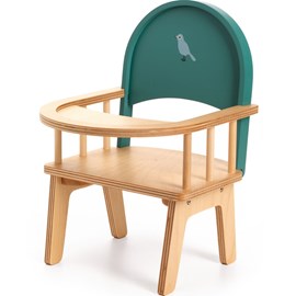 Chaise haute à barreaux pour poupon