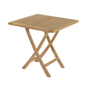 Table pliante teck massif gap 75 cm