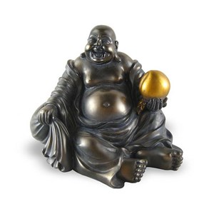 Bouddha rieur assis