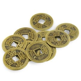 10 sapeques fortune feng shui