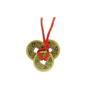 3 pieces chinoises porte bonheur