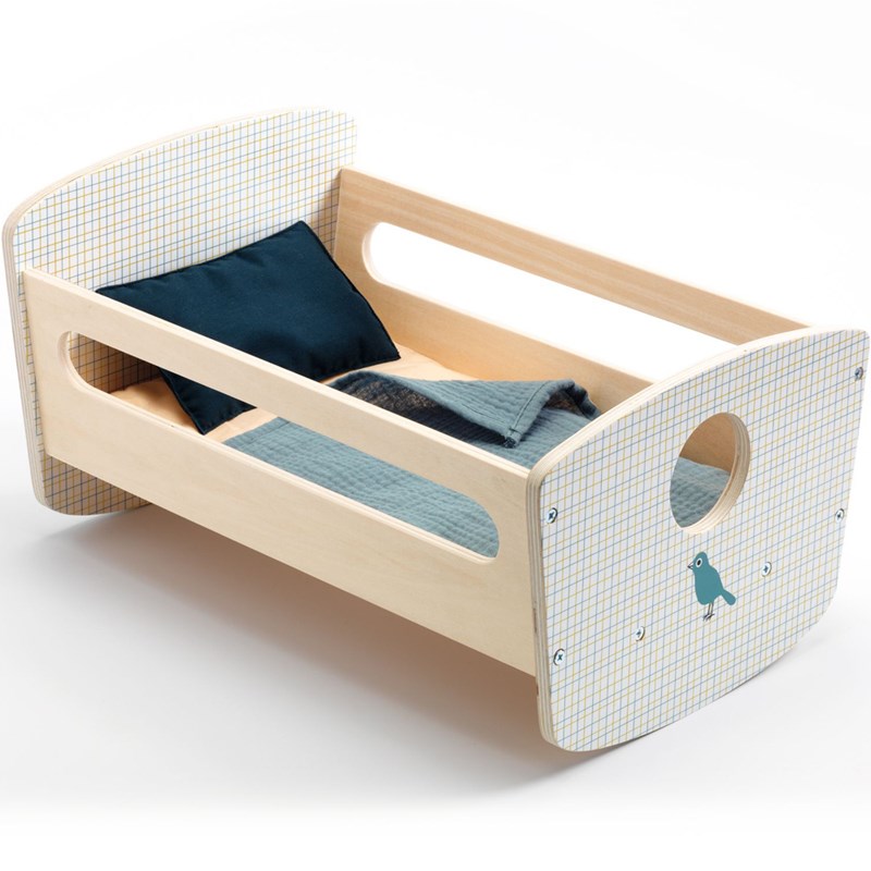 Lit à bascule pour poupée