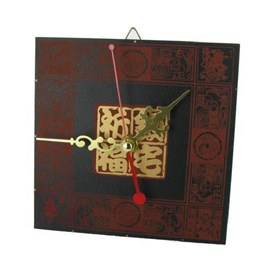 Pendule decoration chinoise