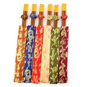 6 paires de baguettes asiatiques