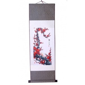 Peinture chinoise fleurs prunier