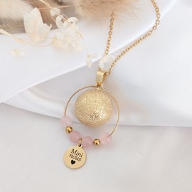 Bola de grossesse quartz rose mini nous