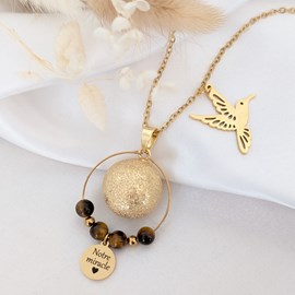 Bola de grossesse colibri œil de tigre