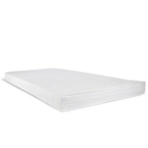 Lit simple 90x200 matelas bois naturel