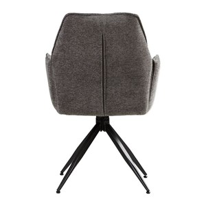 Chaise oeuf moderne chenille gris