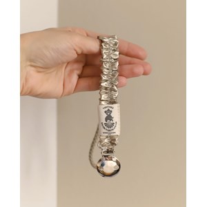 Attache tétine doré