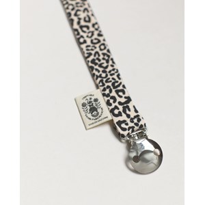 Attache tétine léopard
