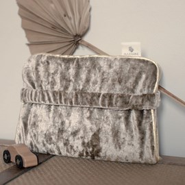 Protège-carnet de santé bébé velours