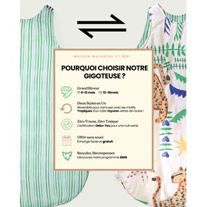 Gigoteuse tropical et réversible