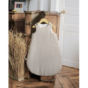 Gigoteuse vichy beige