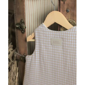 Gigoteuse vichy beige