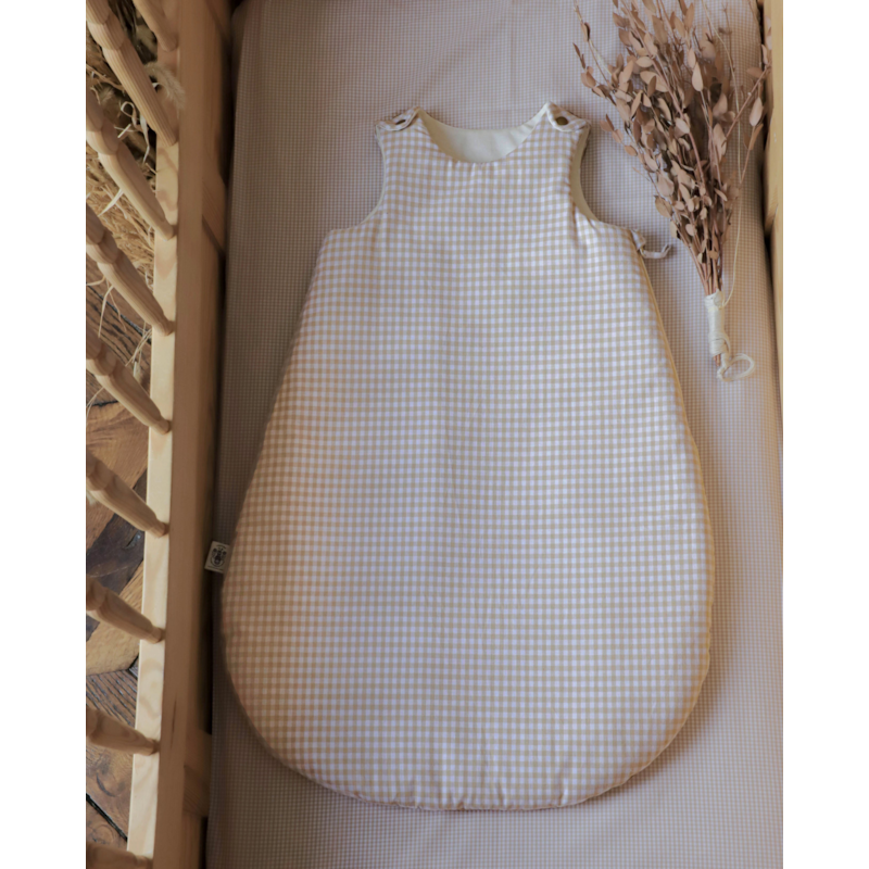 Gigoteuse vichy beige (Maison Mazarine Et Moi) - Image 3