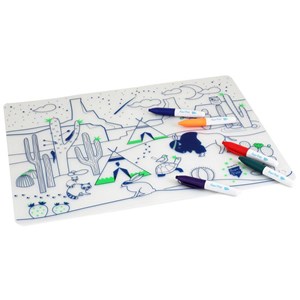 Set de table à colorier  vallée des cac