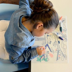 Set de table à colorier  vallée des cac