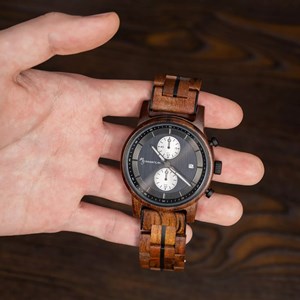 Montre bois homme pulsor