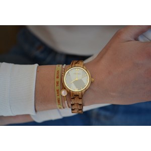 Montre bois zébrano venissia