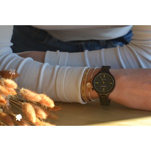 Montre femme ebène aretha