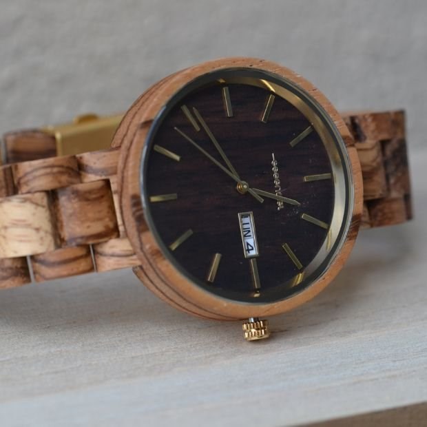 Montre bois homme sailler