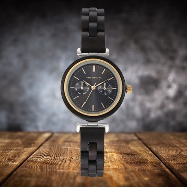 Montre femme en ebène maya