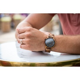 Montre homme bois métro7