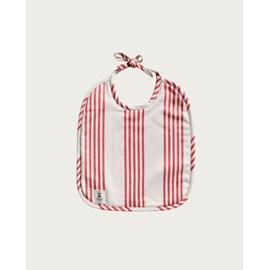 Bavoir double face éponge à rayures