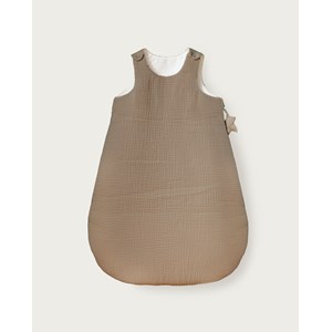 Gigoteuse bébé gaze de coton mocca