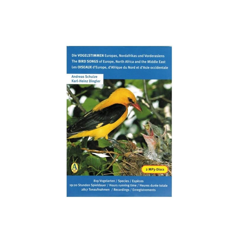 Les oiseaux d'europe - 2 cd mp3 (équival
